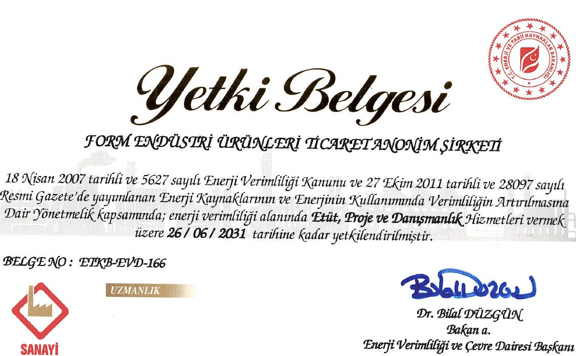 Form Endüstri Ürünleri, EVD Yetki Belgesi ile Mühendislik Yetkinliğini Güçlendirdi